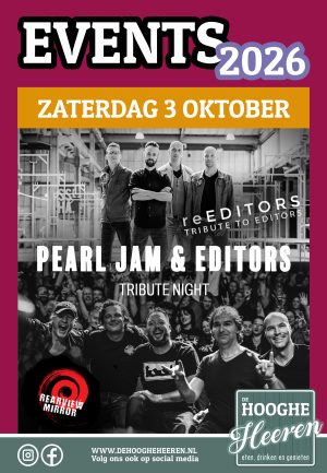 Pearl Jam & Editors Tribute Night